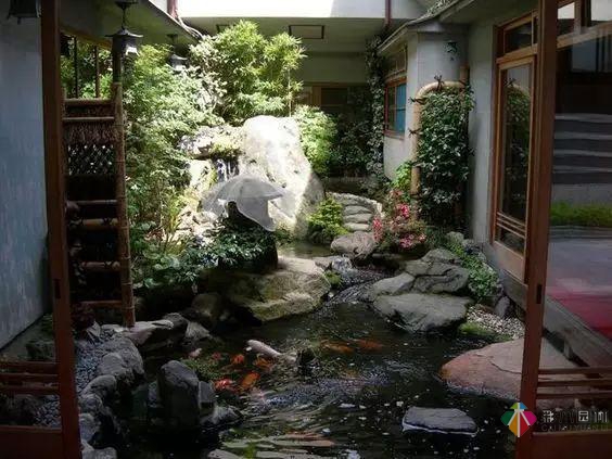 庭院花園設計怎么少的了水景?